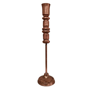 Candelabro de metal cobre