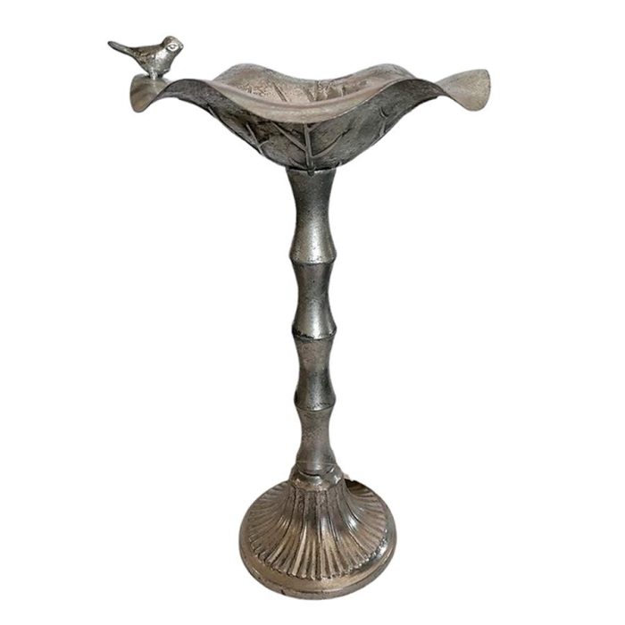 Candelabro de metal plateado - Galerías el Triunfo - 074072300221