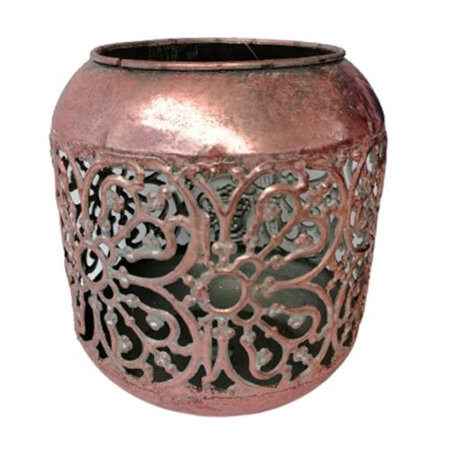 Candelabro de metal cobre