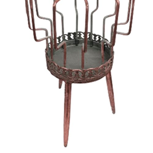 Candelabro de metal cobre
