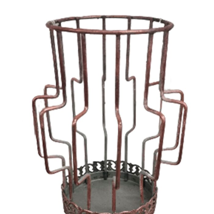 Candelabro de metal cobre - Image 3