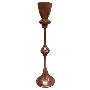 Candelabro de metal cobre