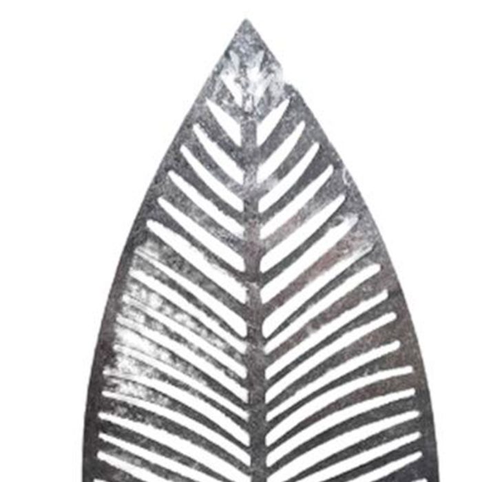 Candelero de metal plateado - Image 2