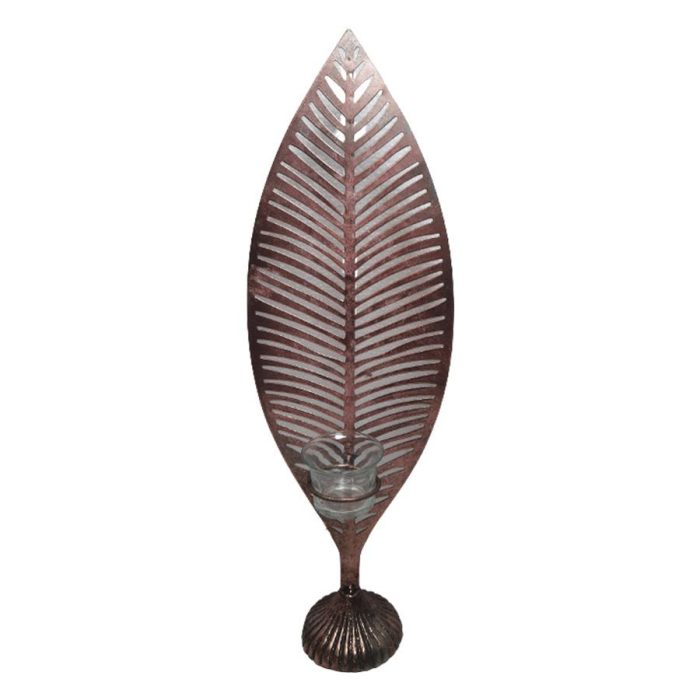Candelero de metal cobre - Galerías el Triunfo - 074072300324