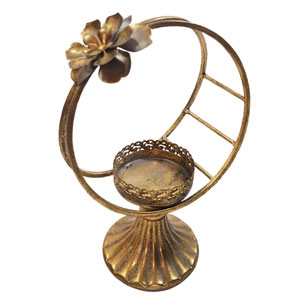 Candelero de metal