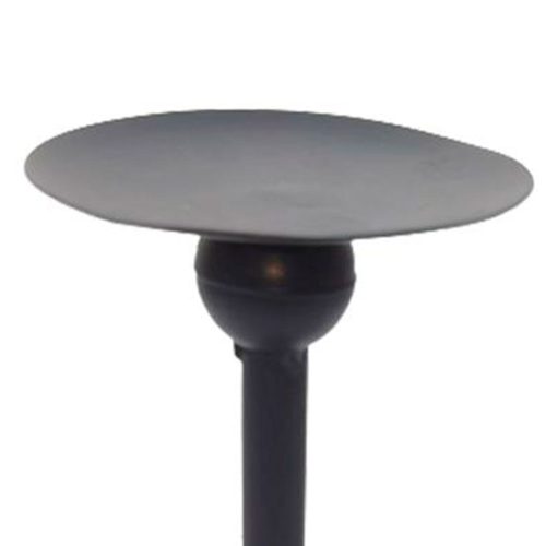 Candelabro de metal negro