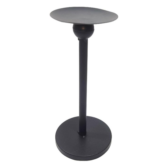 Candelabro de metal negro - Galerías el Triunfo - 074072300391