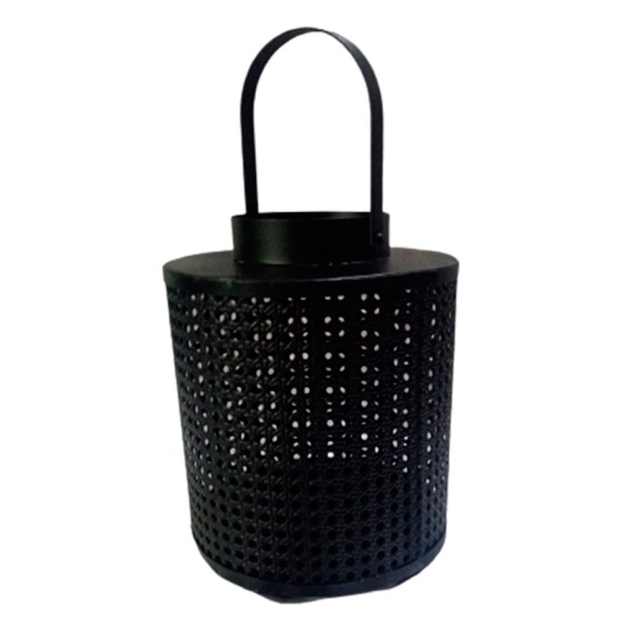 Linterna metálica negro mate - Image 3