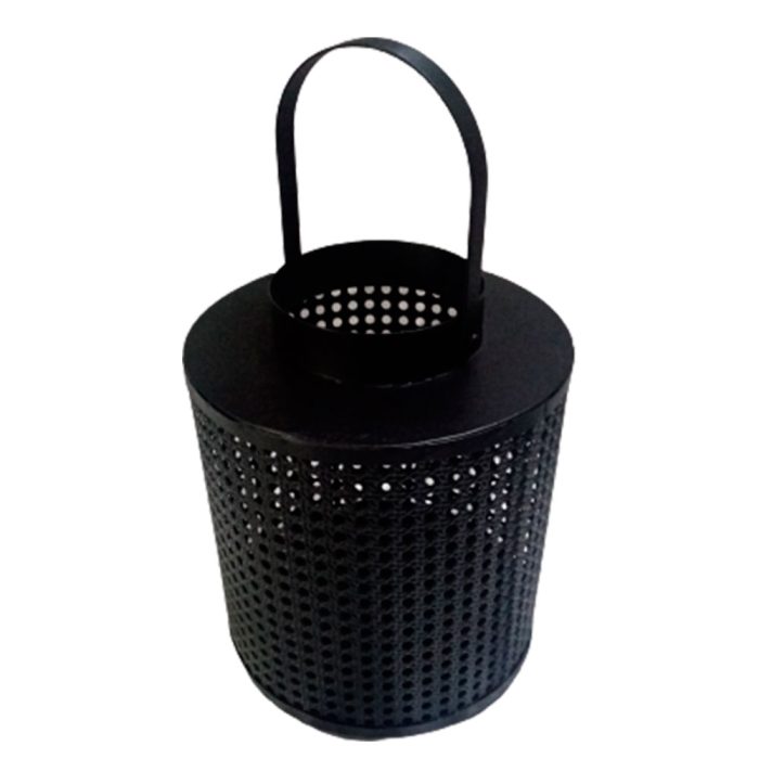 Linterna metálica negro mate - Image 4