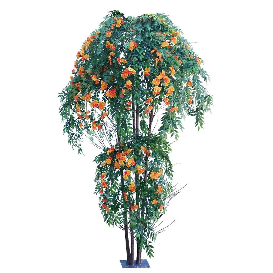 Árbol artificial de hojas - Galerías el Triunfo - 075072096046