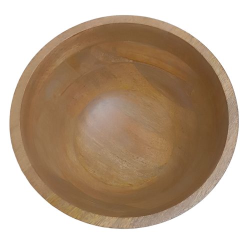 Bowl de madera natural