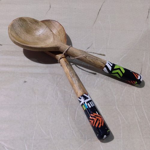 Juego de cucharones estampado