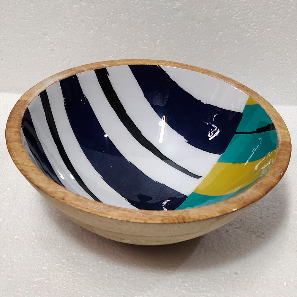 Bowl de madera estampado - Galerías el Triunfo - 081072782047