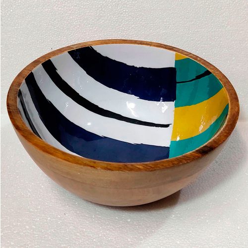 Bowl de madera estampado