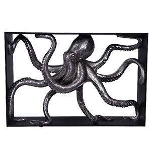 Coqueta diseño calamar metálico