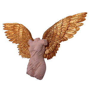 Escultura con  alas - Galerías el Triunfo - 081207289123