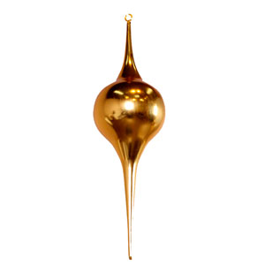 Esfera diseño gota dorada