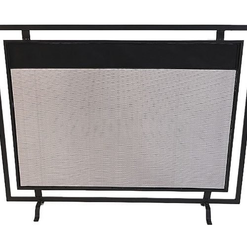 Pantalla rectangular para chimenea