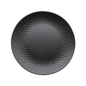 Plato de cerámica negro