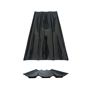 Platón negro de porcelana - Galerías el Triunfo - 090307370312