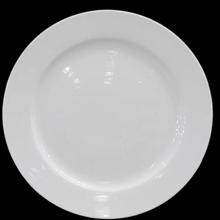 Plato redondo de porcelana - Galerías el Triunfo - 090307370346