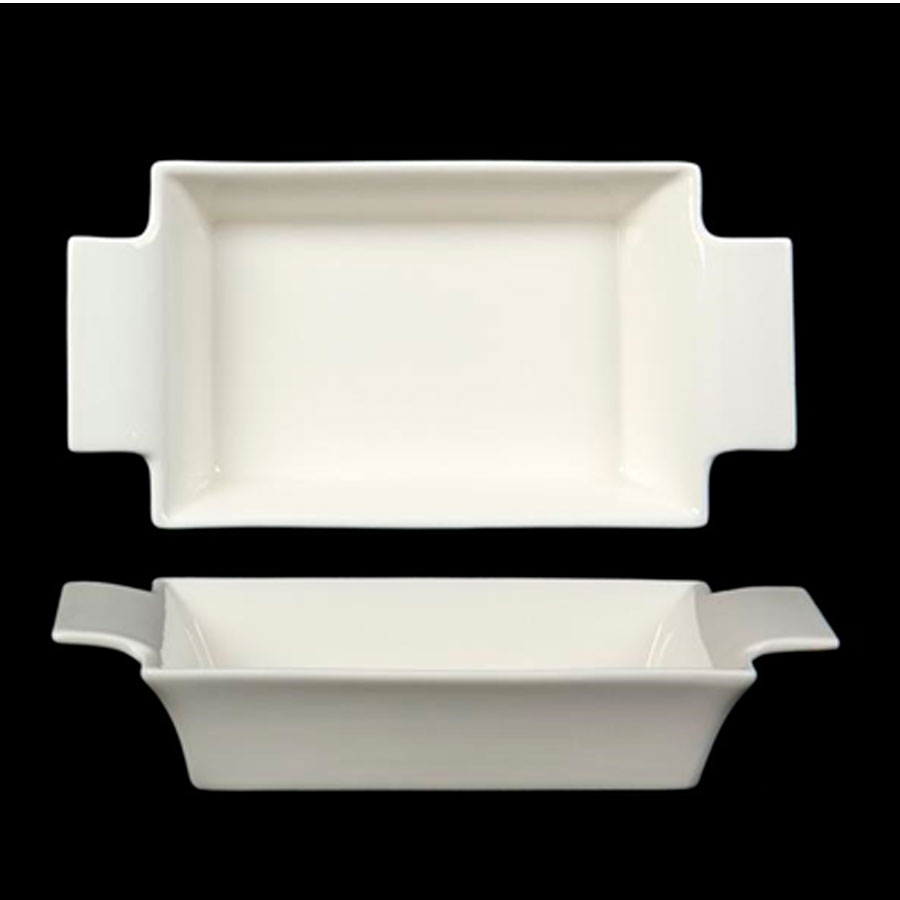 Plato cuadrado de porcelana - Galerías el Triunfo - 090307370349