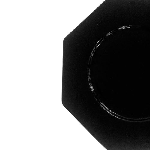 Plato octagonal de porcelana