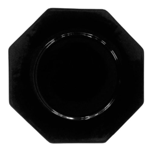 Plato octagonal de porcelana