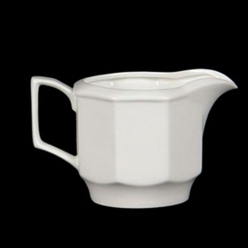 Cremera octagonal de porcelana