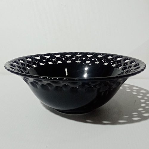 Bowl de porcelana negra