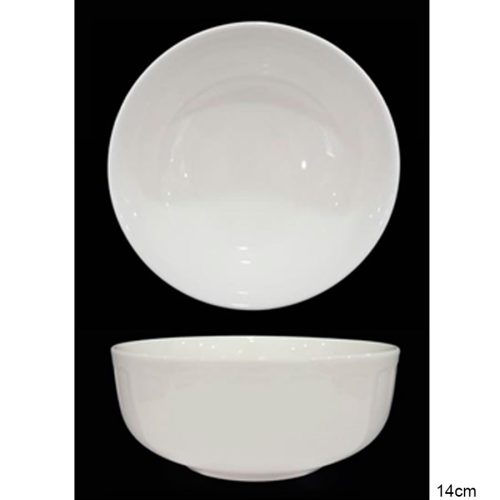 Bowl de porcelana blanca