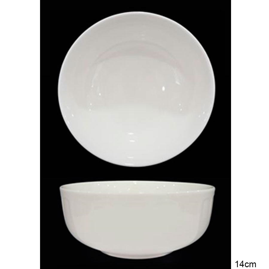 Bowl de porcelana blanca - Galerías el Triunfo - 090307370398