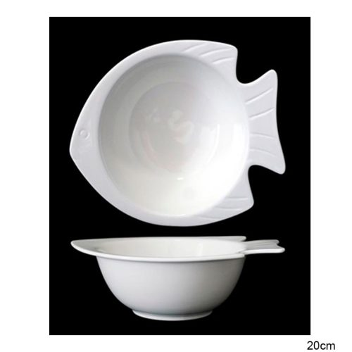 Bowl de porcelana blanca