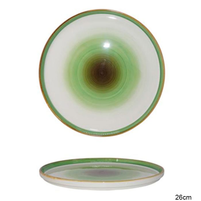 Plato de porcelana blanco - Galerías el Triunfo - 090307370424