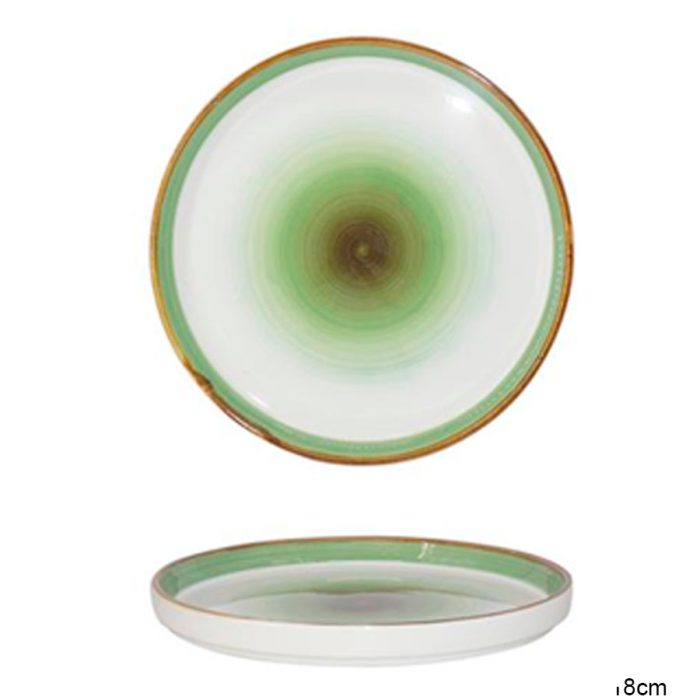 Plato de porcelana blanco - Galerías el Triunfo - 090307370427