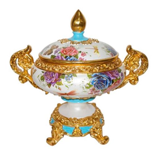 Bombonera de porcelana