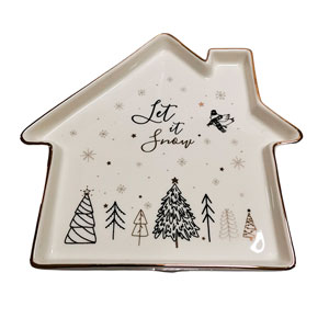 Plato de ceramica - Galerías el Triunfo - 093072438069