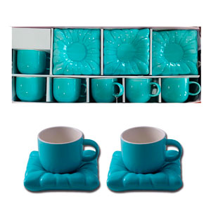 Juego de 6 tazas