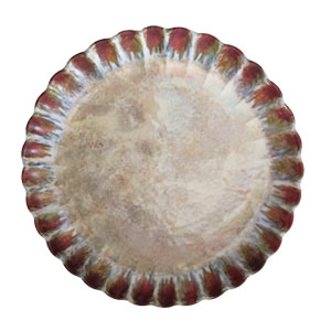 Plato de melamina ondulado