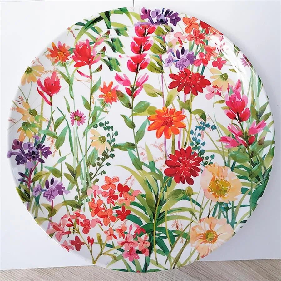Plato de melamina estampado - Galerías el Triunfo - 093072584123