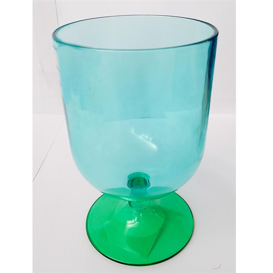 Copa de acrilico azul - Galerías el Triunfo - 093072584190