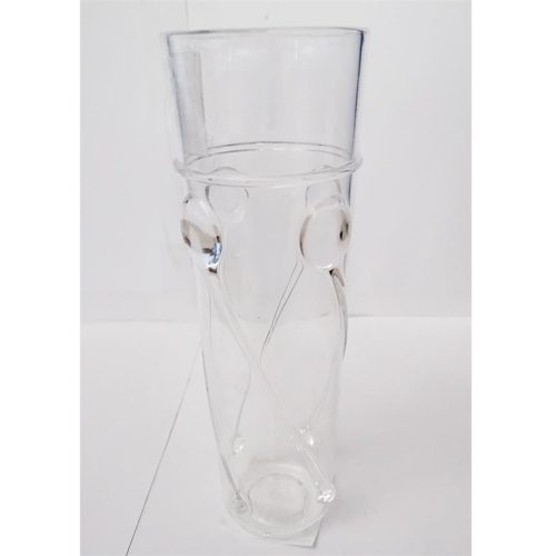 Vaso de acrilico transparente