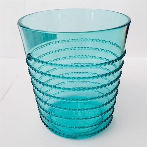 Vaso de acrilico azul