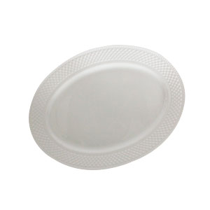 Plato de porcelana ovalado