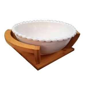 Bowl de porcelana blanca