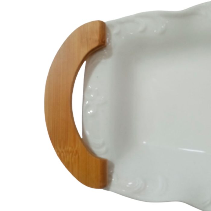 Charola rectangular de porcelana - Image 3