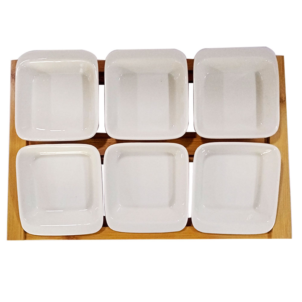Juego de 6 platitos - Galerías el Triunfo - 093072744067