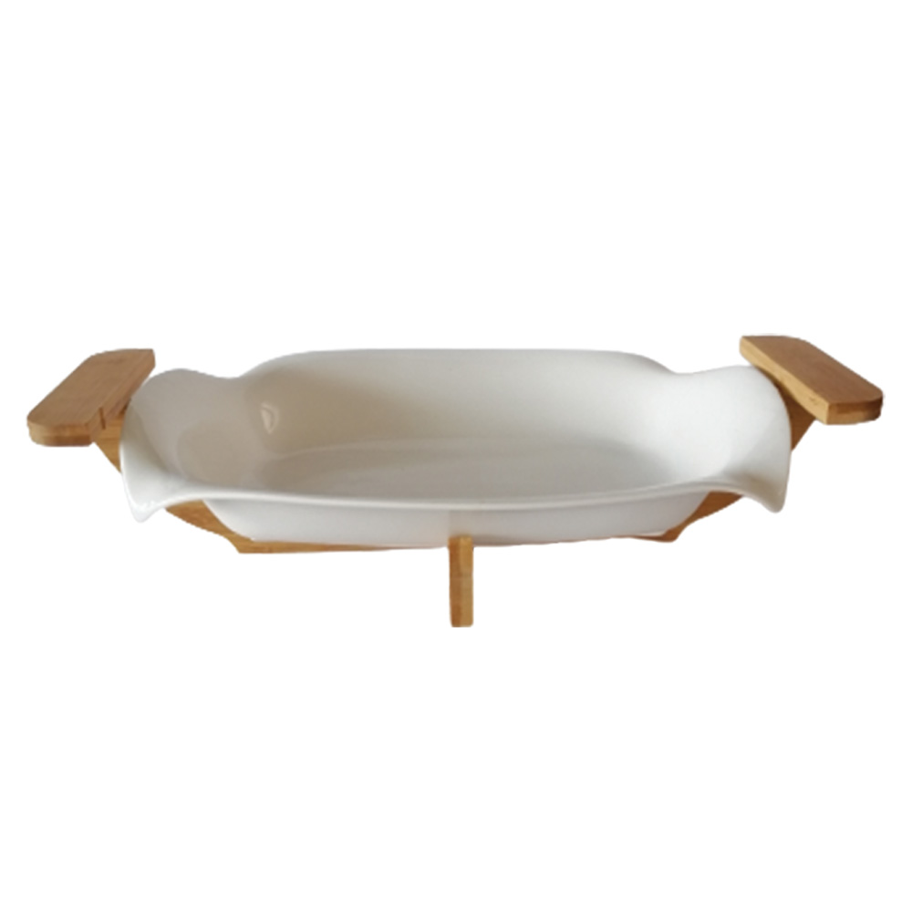 Bowl oval de porcelana - Galerías el Triunfo - 093072744102