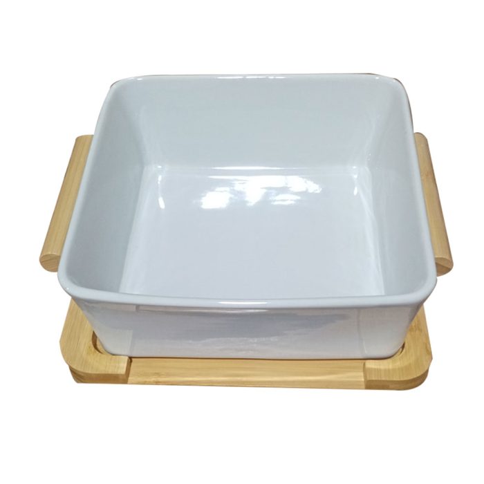 Bowl cuadrado de porcelana - Image 2