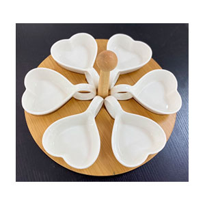 Juego de 6 platitos - Galerías el Triunfo - 093072744140